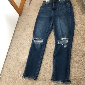 Women's American Eagle size two  Distressed Mom Jeans
